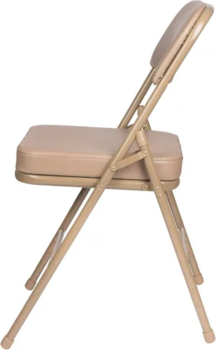 Vista 5 de OEF Furnishings Serie OEF3200 Sillas plegables de vinilo de alta calidad, resistentes, de grado industrial, asiento ultra acolchado de 2 pulgadas