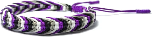 Vista 3 de LAMIBEE Pulsera tibetana con diseño de pansexualidad bisexual LGBT Proud Love Brazaletes de cuerda de amuleto y bohemio para mujeres y hombres