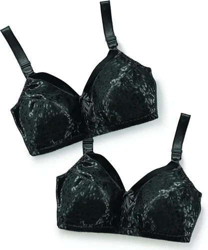 Vista 4 de Sujetador Just My Size MJ1960 para mujer, de satén elástico, sin aros, tamaño grande