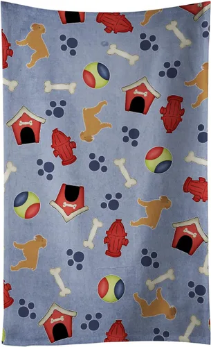 Vista 49 de Caroline's Treasures BB3948KTWL Affenpinscher Dog House Collection - Toalla de cocina para invitados, toalla de baño decorativa para cara, té, paño