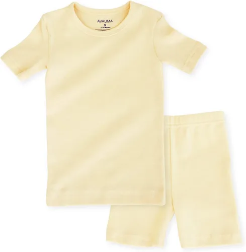 Vista 61 de AVAUMA - Pijama para niños y niñas de algodón básico para uso diario