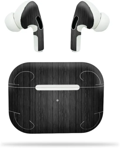 Vista 11 de MightySkins - Compatible con Apple Airpods Pro - Pared negra Funda protectora de vinilo duradera y única Fácil de aplicar, quitar y cambiar