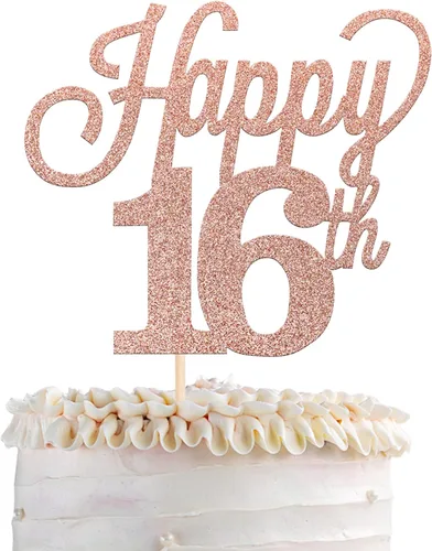 Vista 62 de 1 paquete de decoración para pastel de 12 años, purpurina negra número 12, doce cumpleaños, decoración para felicitaciones a 12 años de edad, 12
