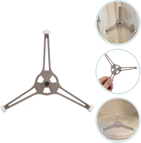 Vista 8 de 2 Pcs Turntable Ring Plastic Tray Support Roller Guide Replacement