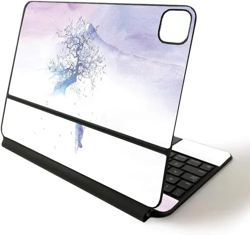 Vista 8 de MightySkins - Skin para Apple Magic Keyboard para iPad Pro de 11 pulgadas (2020) - Sushi Funda protectora de vinilo duradera, y única, aztec fox