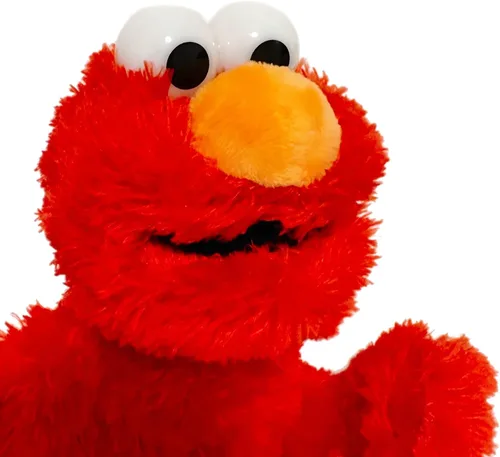 Vista 3 de Posh Paws Peluche oficial de Plaza Sésamo de 8 pulgadas, adecuado desde el nacimiento (Elmo)