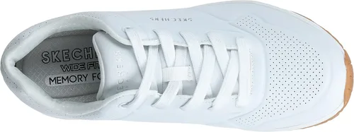 Vista 11 de Skechers Uno-Stand on Air tenis estilo urbano para mujer., Blanco, 8