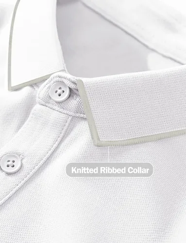 Vista 3 de Camisetas tipo polo para mujer, sin mangas, para golf, tenis, UPF 50+, ligeras