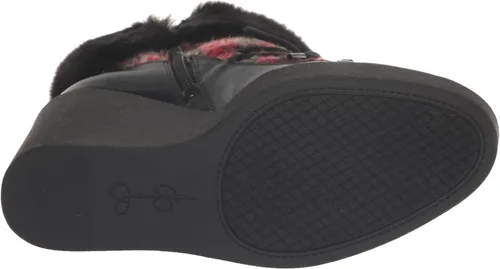 Vista 4 de Jessica Simpson Botines Myina de piel de cuña para mujer
