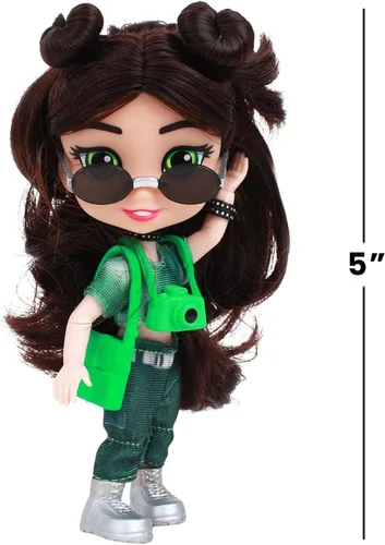 Vista 7 de Loyal Subjects - for Keeps Bella Girl with Cupcake Keepsake 5 figura de acción (red)