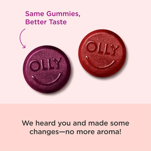 Vista 2 de Suplemento multivitamínico de gomitas Perfect Men de Olly, sabor a mora, 90