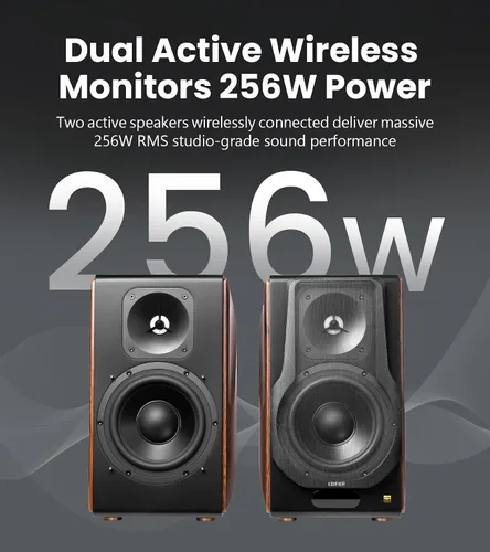 Vista 2 de Edifier Altavoces de audio S3000MKII Hi-Res 2.0, 256W RMS, audio doméstico