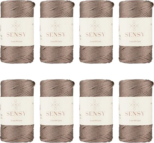 Vista 16 de Cuerda de poliéster Sensy Premium de 3 mm, 120 metros, 100% cordón de polipropileno, cuerda de macramé de 3 mm, cordón para bolsos de ganchillo