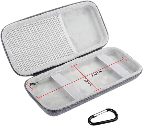 Vista 4 de Bolsa para calculadora Texas Instruments TI-84 Plus C (gris 2)