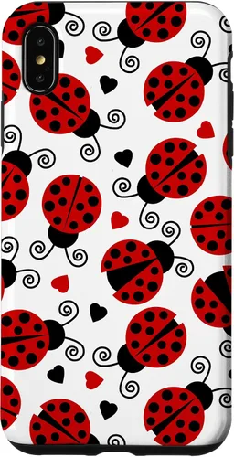Vista 11 de Carcasa para iPhone 17 de mariquitas y corazones