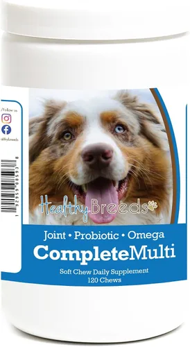 Vista 84 de Healthy Breeds Affenpinscher todo en uno multivitamínico suave masticable 120