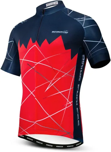 Vista 13 de Bike Jersey Hombres Ciclismo Jersey bicicleta superior transpirable ropa de verano America