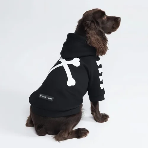 Vista 41 de Spark Paws Sudadera con capucha para perro, suéter de primera calidad para perros pequeños, medianos y grandes Trajes cálidos para bulldogs