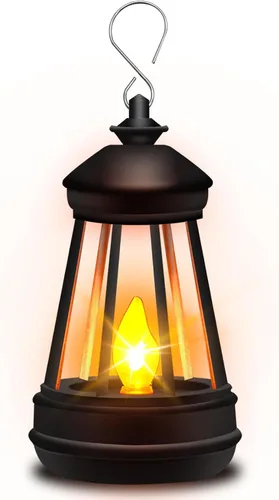 Vista 7 de Mini Solar Lantern Lights Replacement for Outdoor Statue, Blue Solar Lights Small Hanging Lantern Replacement, Waterproof Garden Decor Outdoor
