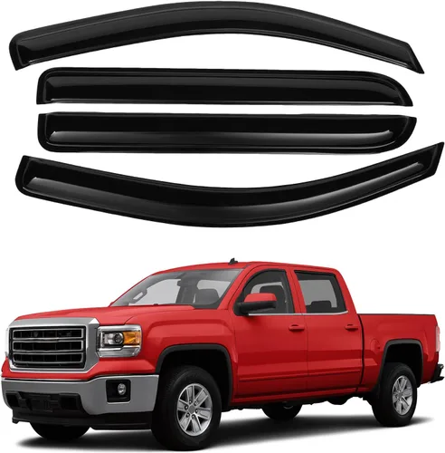 Vista 73 de Canvcle 4Runner - Protectores de lluvia – Viseras de ventana para Toyota 4Runner 2010-2024, deflectores de viento de ventana lateral con cinta