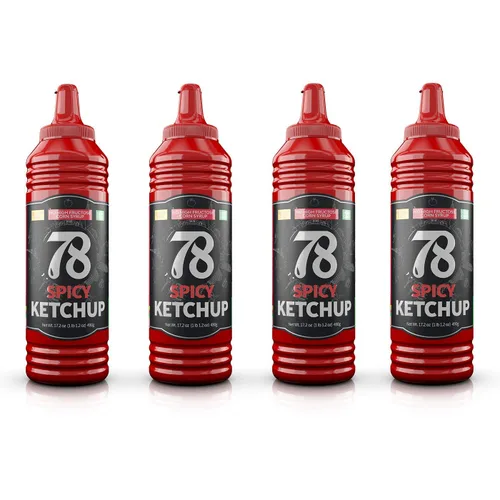 Vista 3 de 78 KETCHUP Picante (paquete de 4)