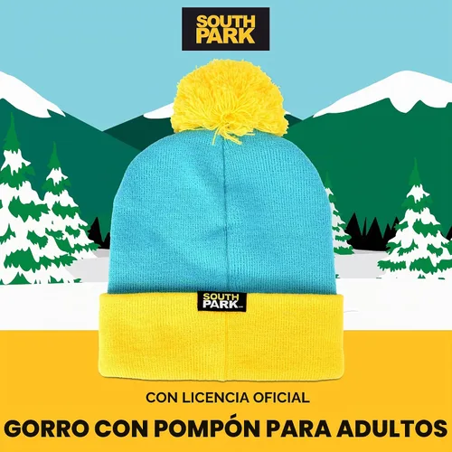 Vista 2 de Sombreros de cosplay de personajes de South Park, diseños de Stan Marsh, Kyle Broflovski, Eric Cartman y Kenny McCormick