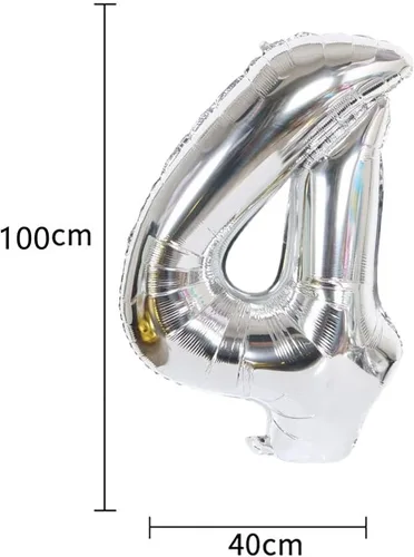 Vista 5 de Decoración de cumpleaños número 44, globos de látex de papel de aluminio, suministros para fiestas de cumpleaños de 44 años, globos de helio, globos