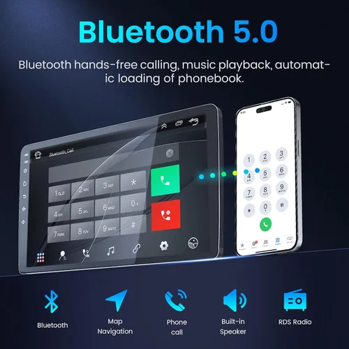 Vista 8 de 4Core+64G ROM Android 13 Radio de coche para Chevy Silverado 2003-2006: 7 "QLED HD IPS pantalla táctil inalámbrica CarPlay Android Auto 5G WiFi