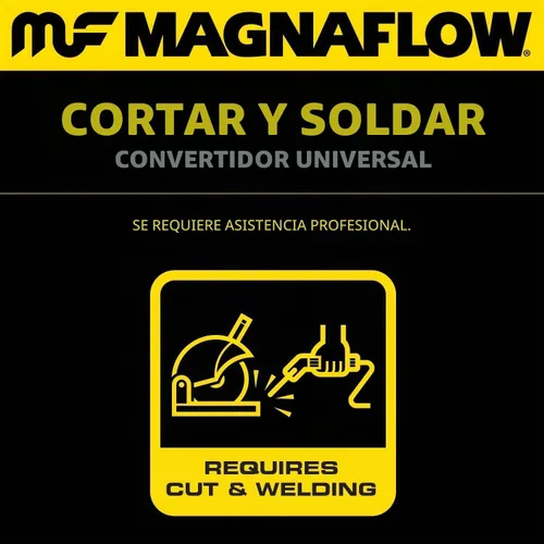 Vista 3 de MagnaFlow 51356 convertidor catalítico universal (no cumple con los estándares CARB)