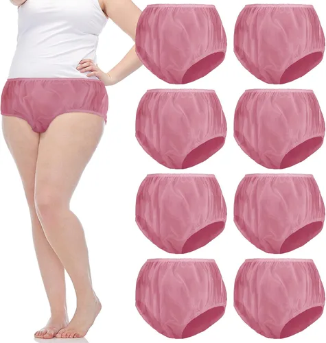 Vista 15 de 9 piezas de ropa interior impermeable para incontinencia, pantalones de plástico a prueba de fugas, protector de incontinencia, protector de pañal