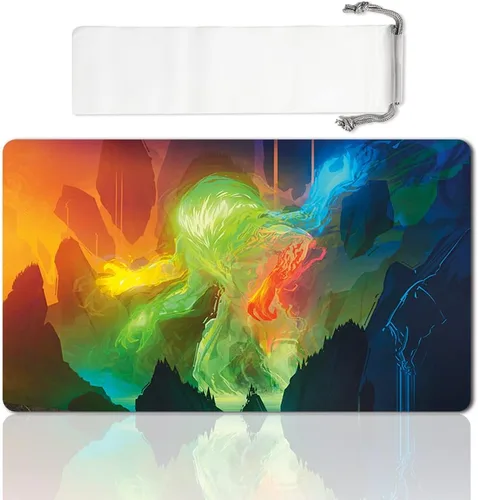 Vista 39 de Juego de mesa MTG Playmat Games Tamaño 60X35 cm CCG Compatible para MTG CCG RPG Juego de cartas coleccionables (Ajani Steadfast)