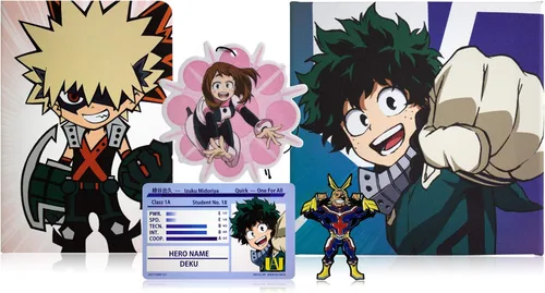 Vista 2 de Toynk My Hero Academia LookSee - Caja de regalo misteriosa 5 coleccionables oficiales de Boku No Hero Incluye arte de pared, pin esmaltado y más