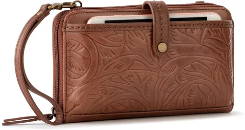 Vista 2 de The Sak Iris - Bolso bandolera grande para smartphone en cuero