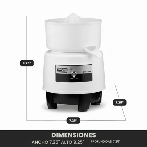 Vista 3 de Waring Exprimidor eléctrico compacto de cítricos con capacidad de 120