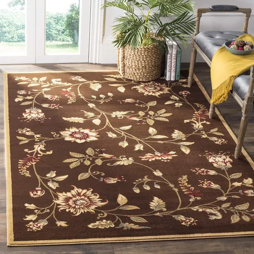 Vista 32 de SAFAVIEH - Alfombra de acento de la colección Lyndhurst, 3'3" x 5'3", color negro y multi, diseño floral tradicional, no desprende pelusa y de fácil