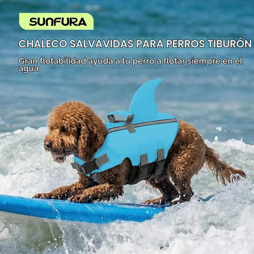 Vista 7 de Chaleco salvavidas para perros pequeños, chaleco salvavidas para Chaleco de natación para perros de alta flotabilidad con asa de rescate