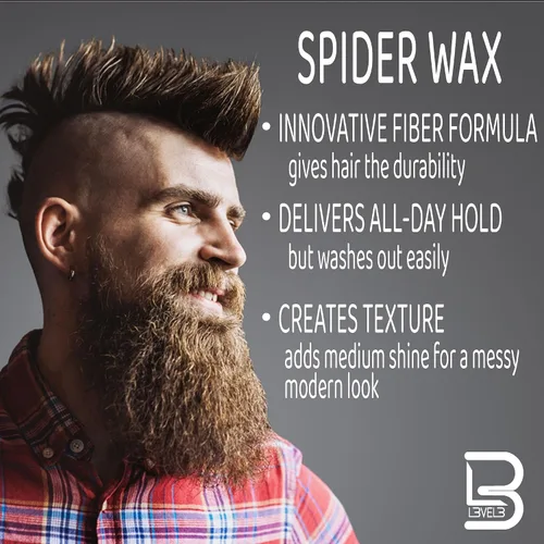 Vista 6 de L3 Cera de araña de nivel 3 - Larga duración y fuerte fijación mejora el volumen y la textura de tu cabello
