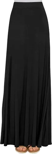 Vista 2 de Lock and Love Maxi falda de cintura alta para mujer estampado con estilo falda larga