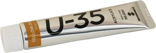 Vista 3 de U-35 Burnt Shener, 0.7 fl oz (0.7 fl oz), juego de 3, 671 Turner, pintura acrílica acrílica Shener quemado
