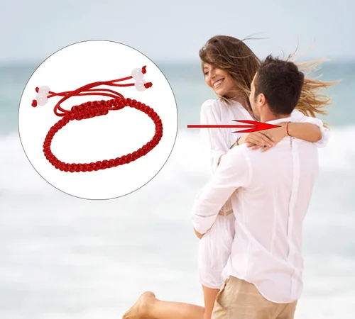 Vista 7 de PENTA ANGEL Pulsera de cuerda de mano roja, 12 piezas, ajustable, trenzada, correa de cordón de la suerte para protección, éxito, amistad