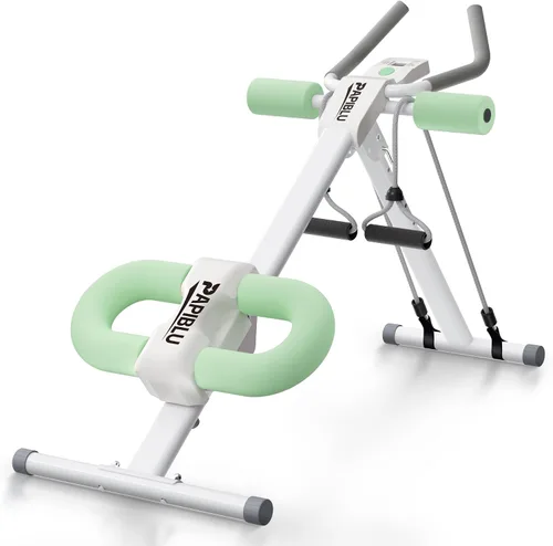Vista 9 de Abdominal Trainers - Adjustable Ab Trainer Machine, Foldable Abdominal Workout Equipment with Knee Protection - Home Gym Core Strength Trainer for