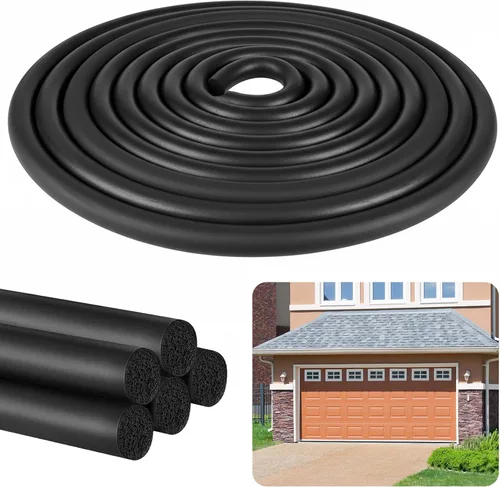 Vista 9 de Barra trasera de 1/2 pulgada, protector de calafateo de espuma negra para huecos y sellado de puerta, relleno de juntas de expansión de hormigón