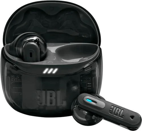 Vista 7 de JBL Tune Flex 2 Ghost Edition - True Wireless Noise Cancelling Earbuds - Ghost White 11.4 x 11.4 in
