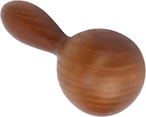 Vista 5 de Masaje de mano de madera, martillo portátil de masaje de aceite esencial de madera de teca, martillo de masaje de terapia de madera, herramienta