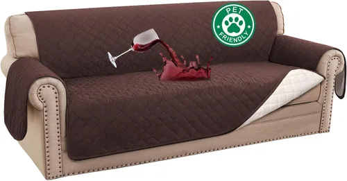 Vista 20 de Turquoize Funda 100 % impermeable para sillón de ala, protector de sofá, triple antideslizante, protector de muebles para mascotas, niños, perros