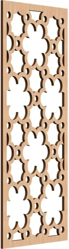 Vista 49 de 9 3/8"W x 24 3/8"H x 1/4"T Southgate Decorativos Paneles De Pared De Madera Calado, Abedul