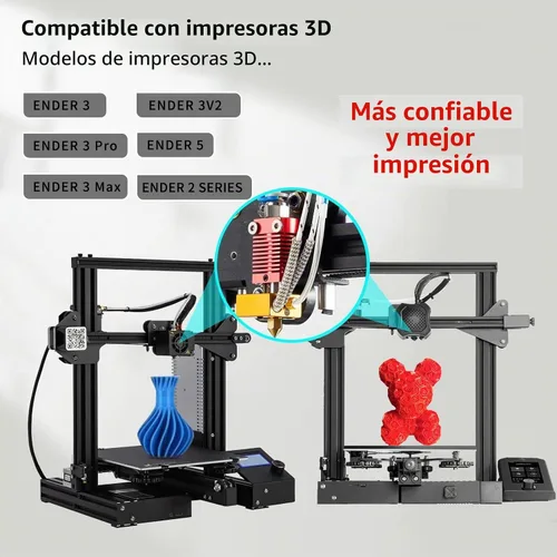 Vista 2 de 5Aplusreprap Ender 3 Hotend Upgrade: Termistor de Espárrago M3, Reemplazo Rápido, Compatible con Creality Ender 3 V2/Pro, Reemplazo de Hotend J-Head
