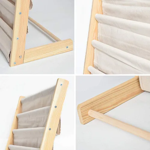 Vista 7 de Sling - Estantería para libros para niños, color beige natural (beige, ancho: 29.5 in)