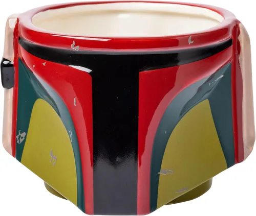 Vista 14 de Silver Buffalo Star Wars Death Star - Taza de café de cerámica esculpida en 3D para capuchino, café con leche o té caliente, 20 onzas, gris