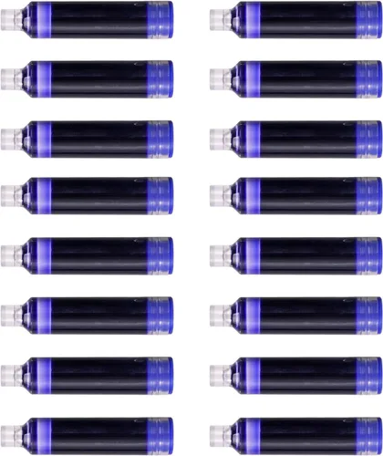 Vista 4 de WRITECH W-1784 Cartucho de tinta azul: 16ct para pluma estilográfica